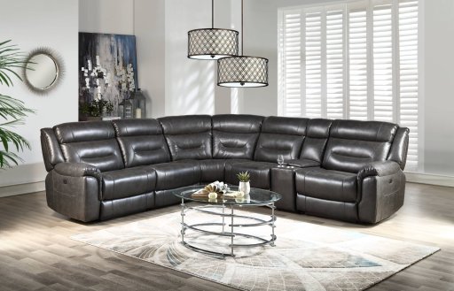 Power Motion Sectional Sofa with USB
