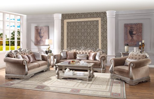 Loveseat with Pillows
