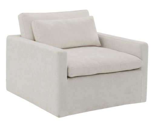 Swivel Chair with Pillow