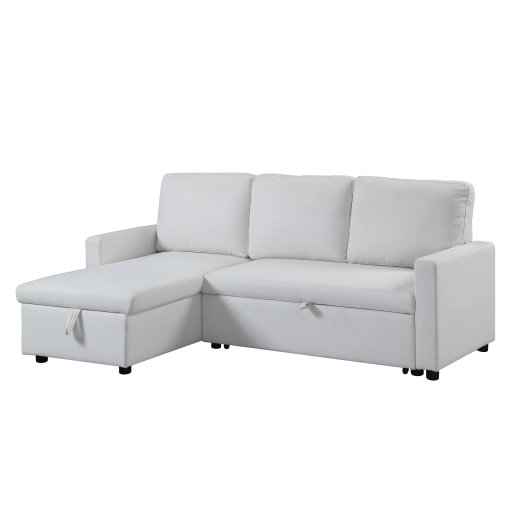 Sectional Sofa with Sleeper and Storage