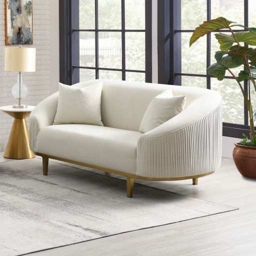 Loveseat with Pillows
