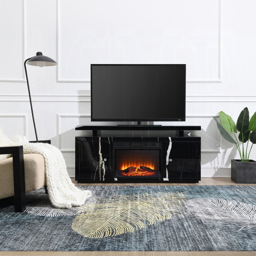 TV Stand with Fireplace