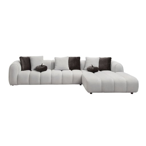 Sectional Sofa with Pillows