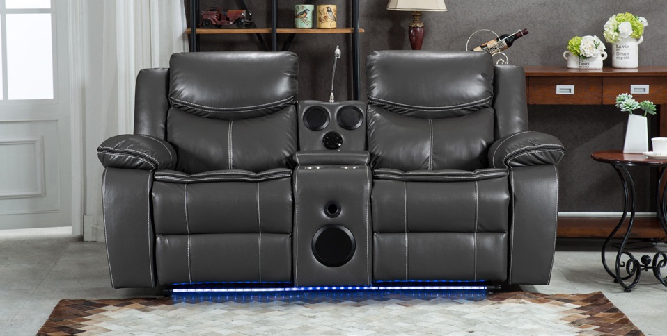 Reclining Loveseat with Console