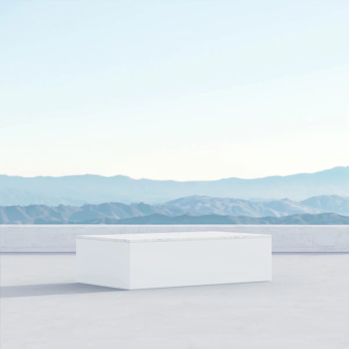 Porto Coffe Table White Marble