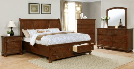 Bed W/Drawers