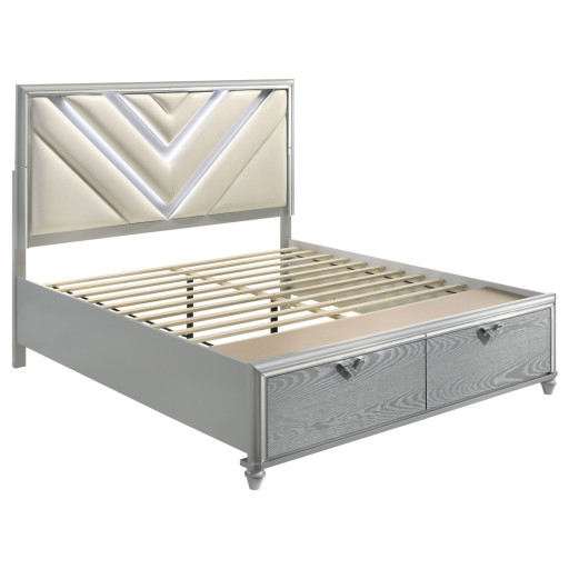 LED Storage Panel Bed