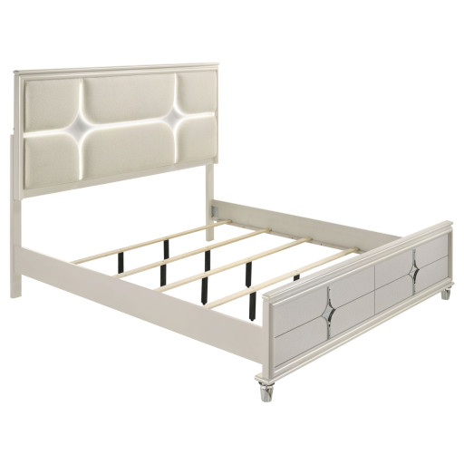 Panel Bed with LED Lighting