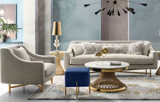 Sofa, Chair and Stool