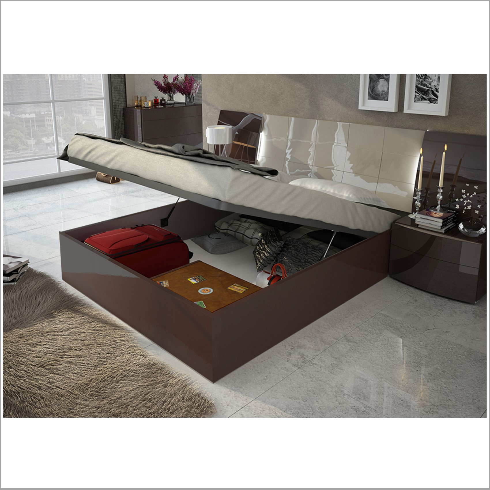 Bed W/Storage
