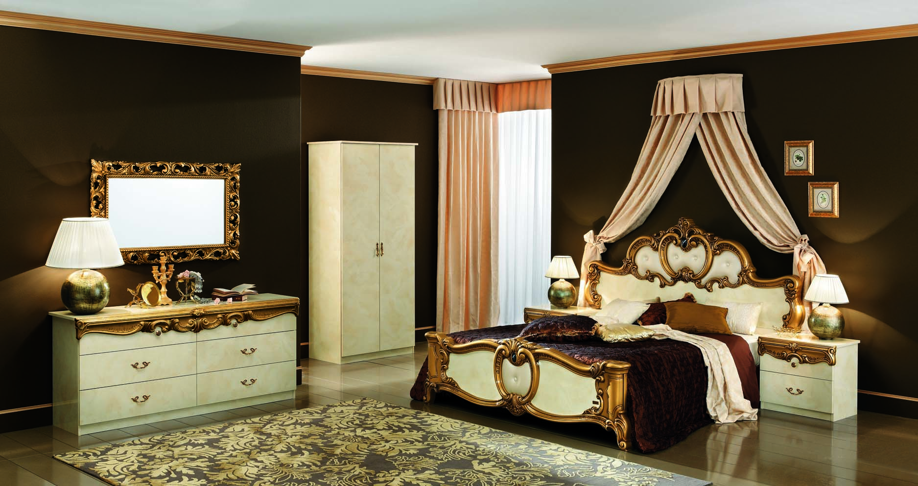 Barocco Queen Bed