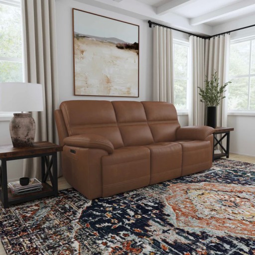 Power Reclining Sofa with Power Headrests