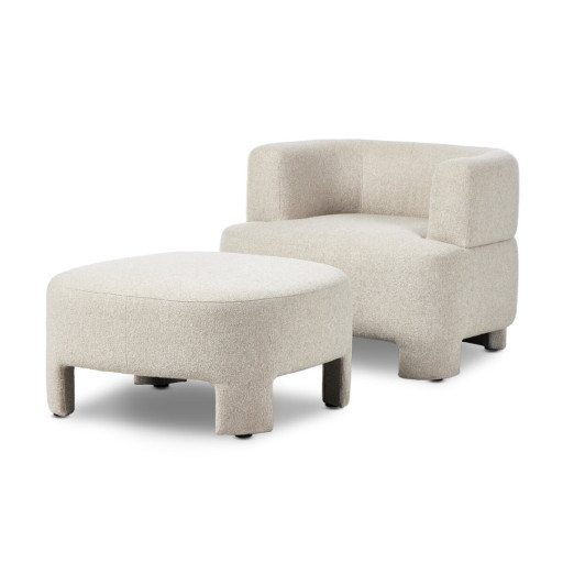 Chair With Ottoman