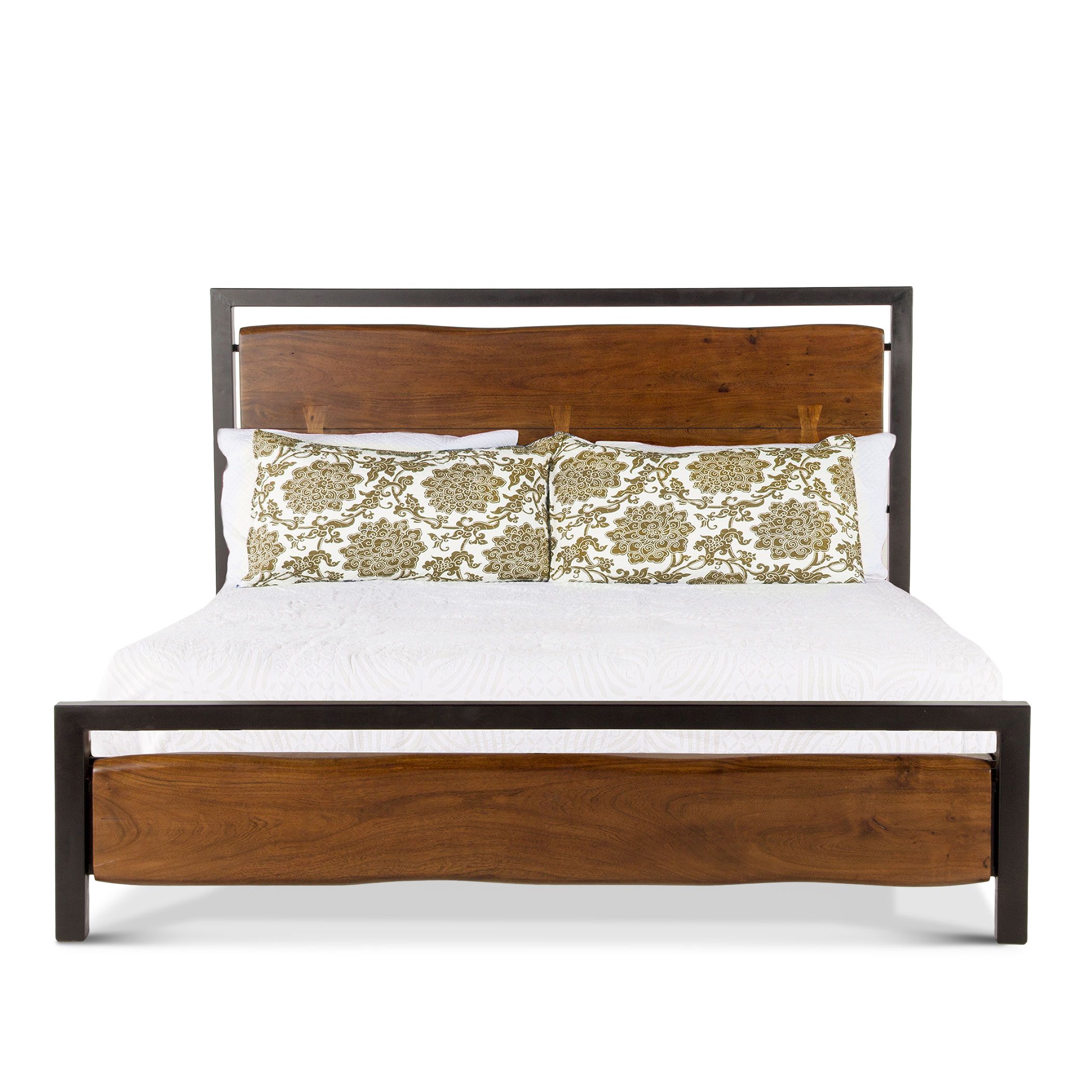Glenwood-King Bed three parts Mid-Centur