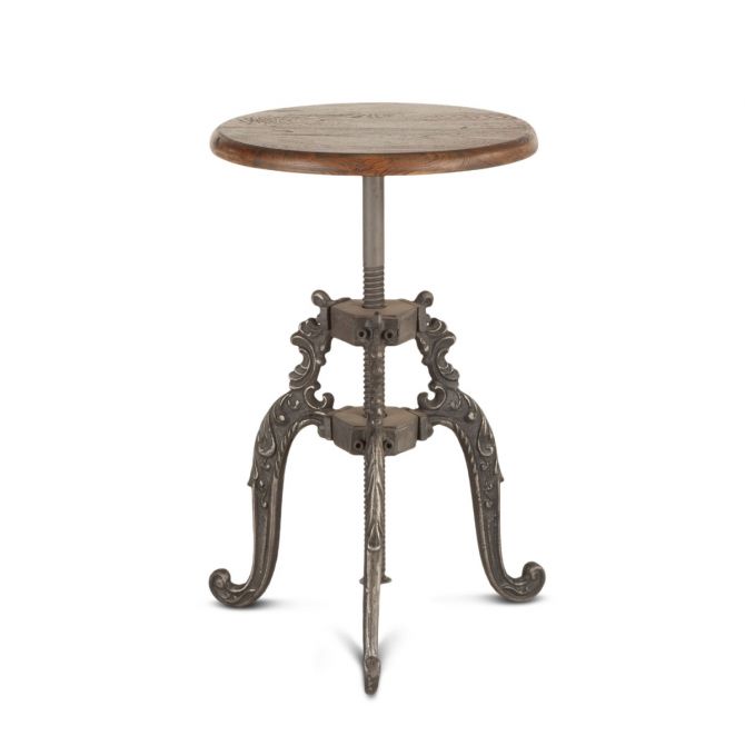 Regina-Stool  reclaimed teak