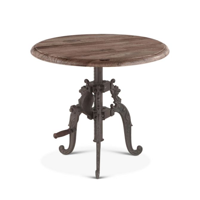 Regina-Side Table teak weathered gr