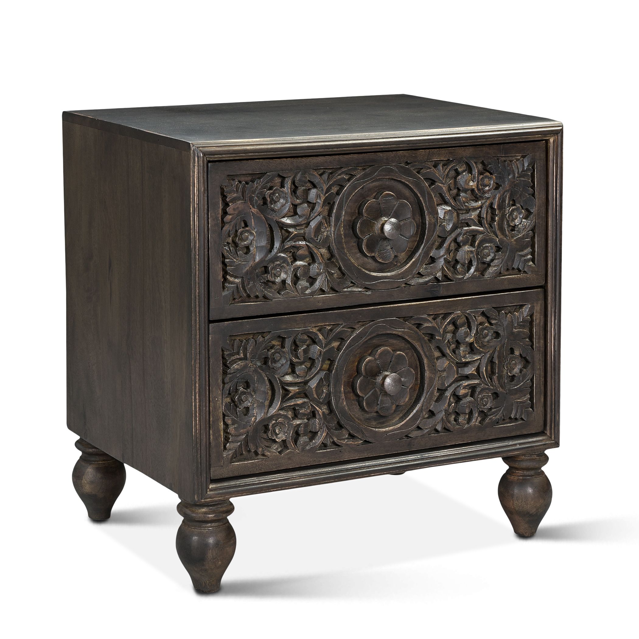 Haveli-Night Chest Vintage Brown