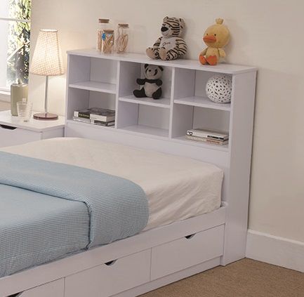 twin bookcase headboard
