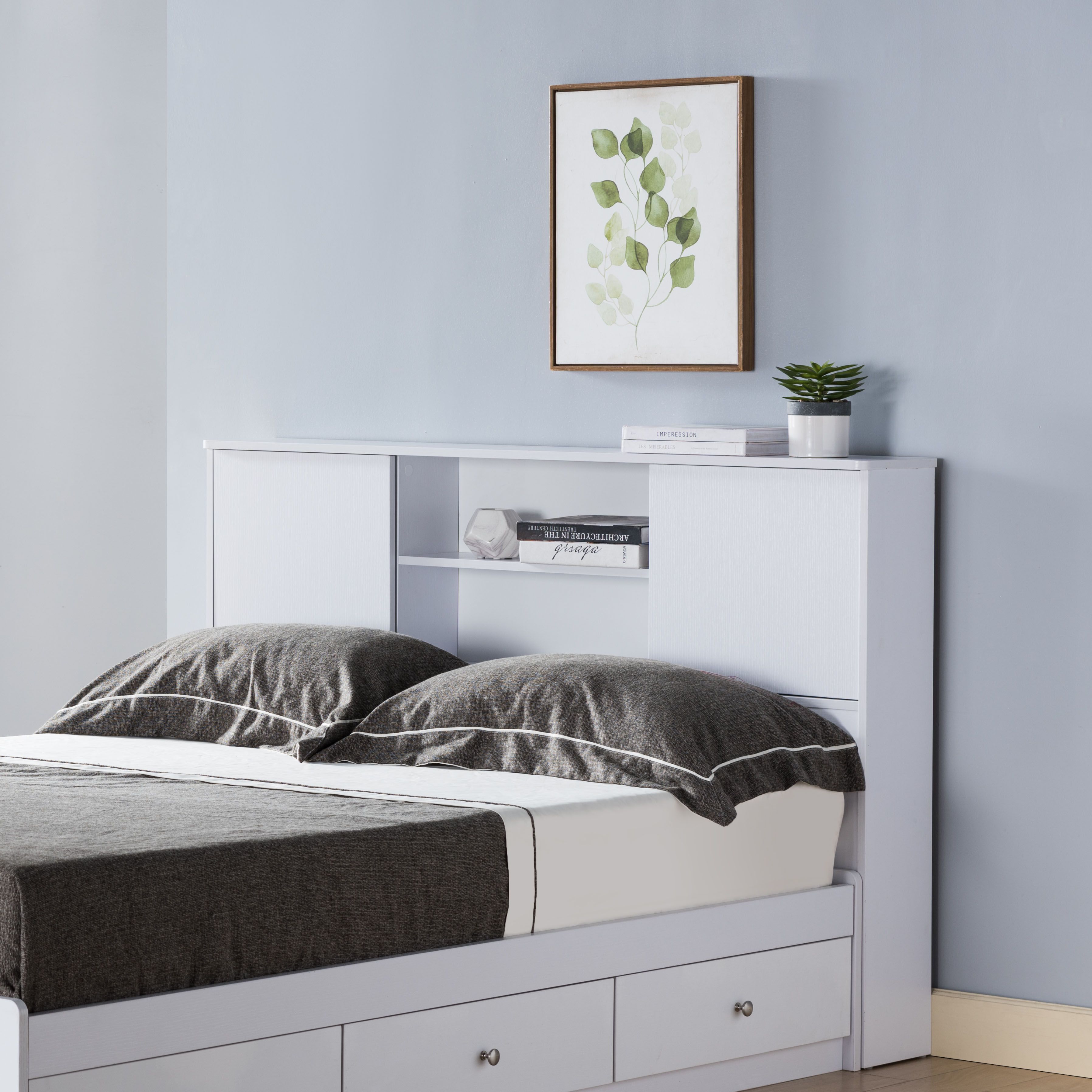full bookcase headboard