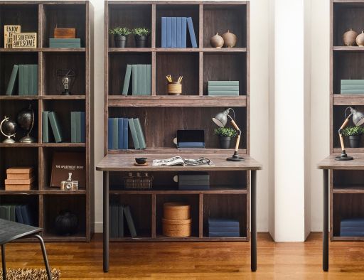 bookcase desks