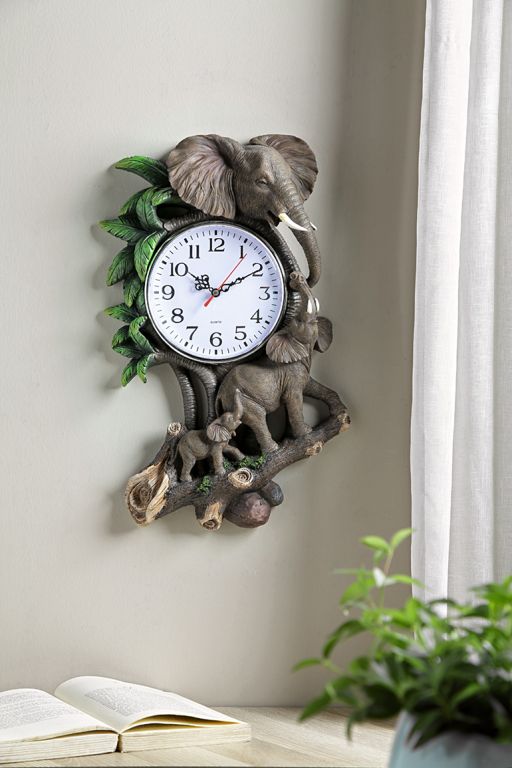 Elephant Wall Clock