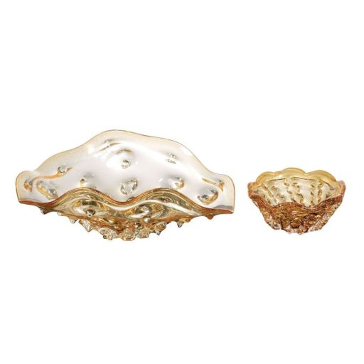 Urchin Caramel Glass Bowl