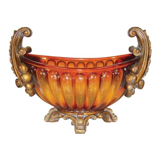 Gold Amber Bowl