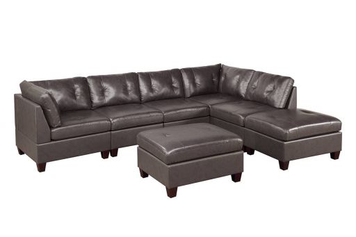 Sectional W/Ottoman Set