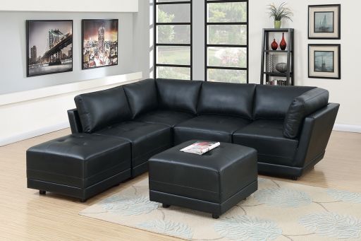 Sectional W/Ottoman Set