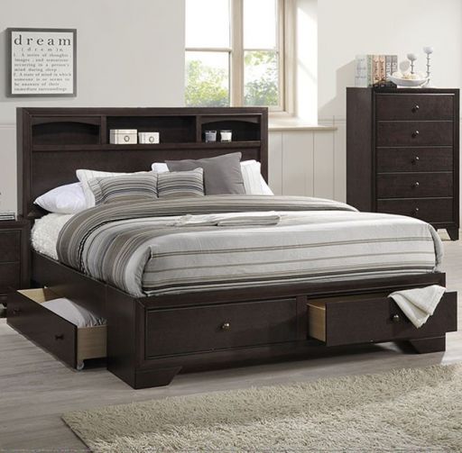 Bed W/Drawers