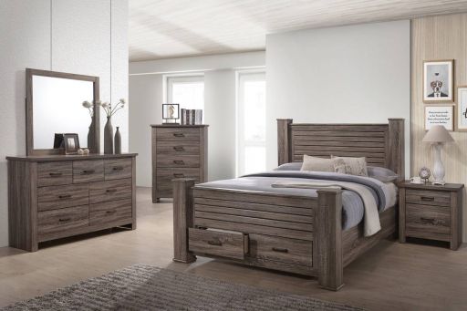 Bed W/Drawers