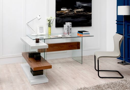 Computer Desk W/Bookshelf