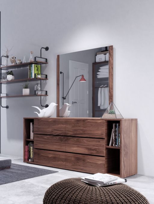 Dresser And Mirror